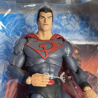 新品 McFarlane DC スーパーマン：レッド・サン フィギュア Amazon.com: McFarlane Toys DC Multiverse Superman: Red Son 7
