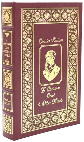 OLD A CHRISTMAS CAROL CHARLES DICKENS ROBERT K HAAS LEATHER BOUND