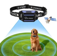 GPS Wireless Dog Collar Fence System, Electric Pet Collar Fence,Adjustable Warni