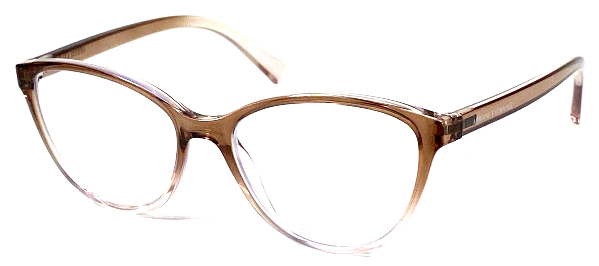 ARMANI EXCHANGE AX3053 8257 Brown Pink Crystal Eyeglasses  display picture 2