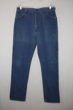 Vtg Wrangler Cowboy Cut 13MWZPW Medium Wash Jeans Sz 36X36 (meas 35x34) USA Made