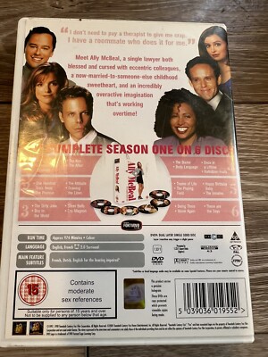 Ally McBeal The Complete Season 1 DVD Box Set with Calista
