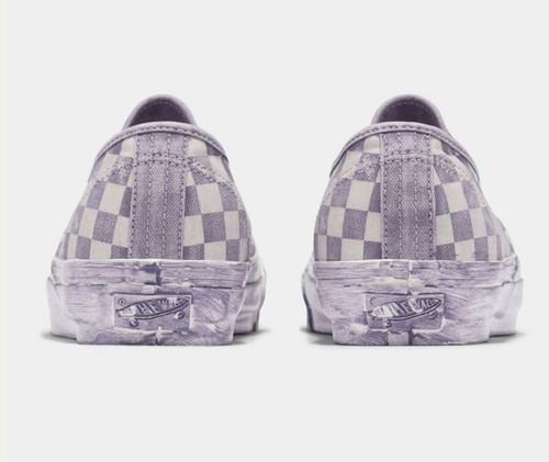 VANS Authentic 44 LX 2024 Dip Dye Checkerboard MEN'S SNEAKERS VN0007QZD6U PURPLE - Picture 3 of 11