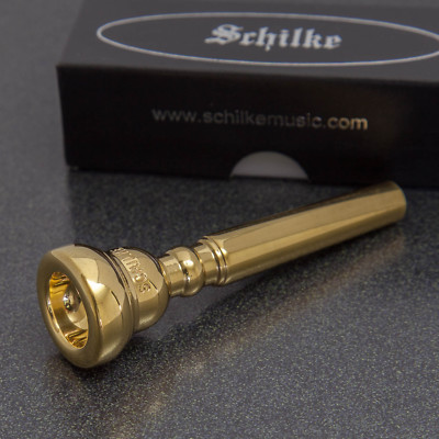 シルキー 11 リムカップ金メッキ24K Schilke 24K Gold Trumpet Mouthpiece, 11 NEW! | eBay