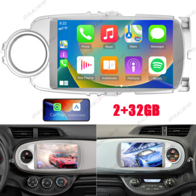 For Toyota Yaris 2012-2017 Car Stereo Radio Android 13 Carplay GPS Navi WIFI BT