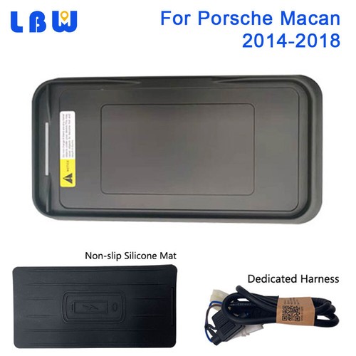 Wireless Fast Charger Panel Fit For Porsche Macan 2014-2018 Car Accessories - Foto 1 di 11