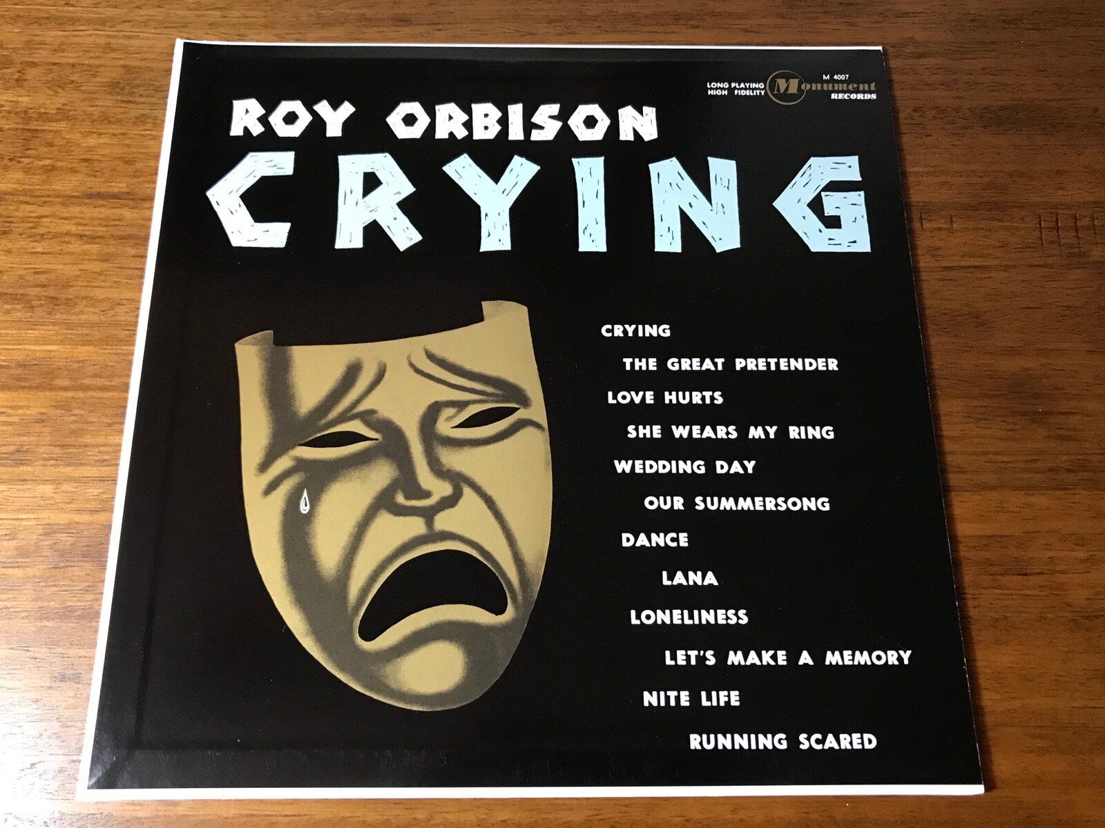 Test Press クラシックレコーズ Roy Orbison Crying