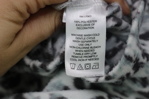 Ann Klein Mink Fleece Pajama Set-Size 2XL - Picture 12 of 12