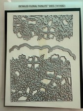 Stampin Up Big Shot Die DETAILED FLORAL Framelits Sizzix Dies