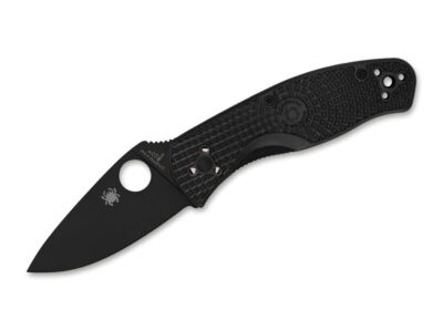 Spyderco Persistence Lightweight Black Plain Taschenmesser 8Cr13MoV FRN C136PBBK