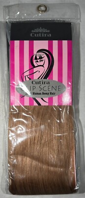 Cutira 100% Human Remi Hair Clip Extensions Hair Couture 100% Human Hair Extensions Pure 9 PCS Clip-ins  main image 2