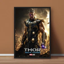 Thor The Avengers Marvel Comic MCU Poster Print - No Frame
