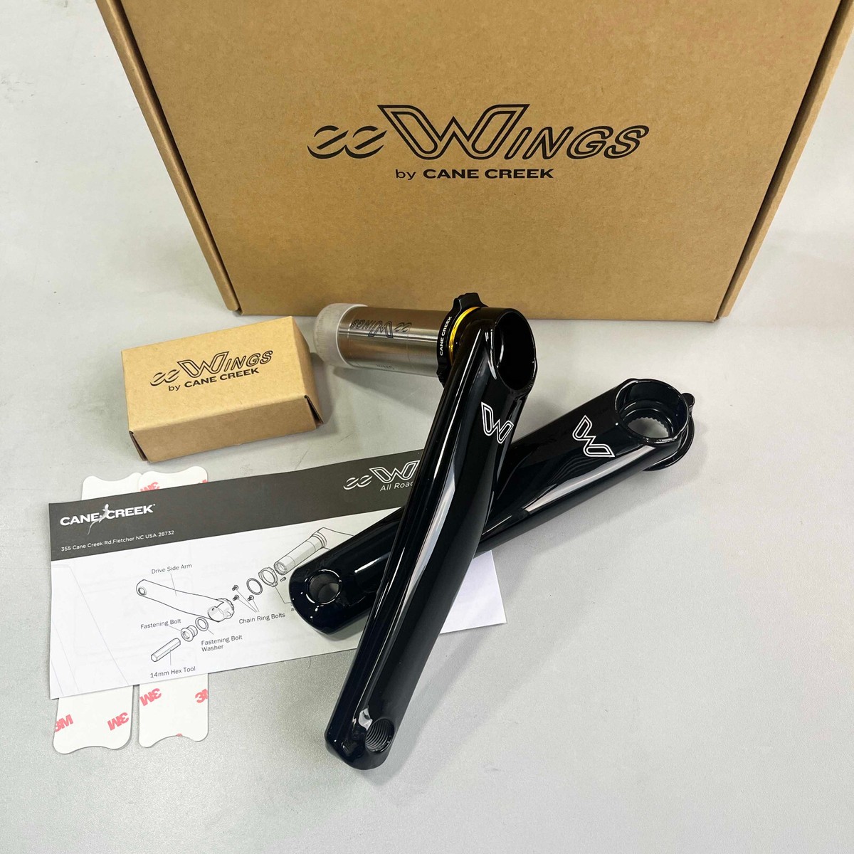 Cane Creek eeWings 68x30 Axle All Road Titanium Crankarm