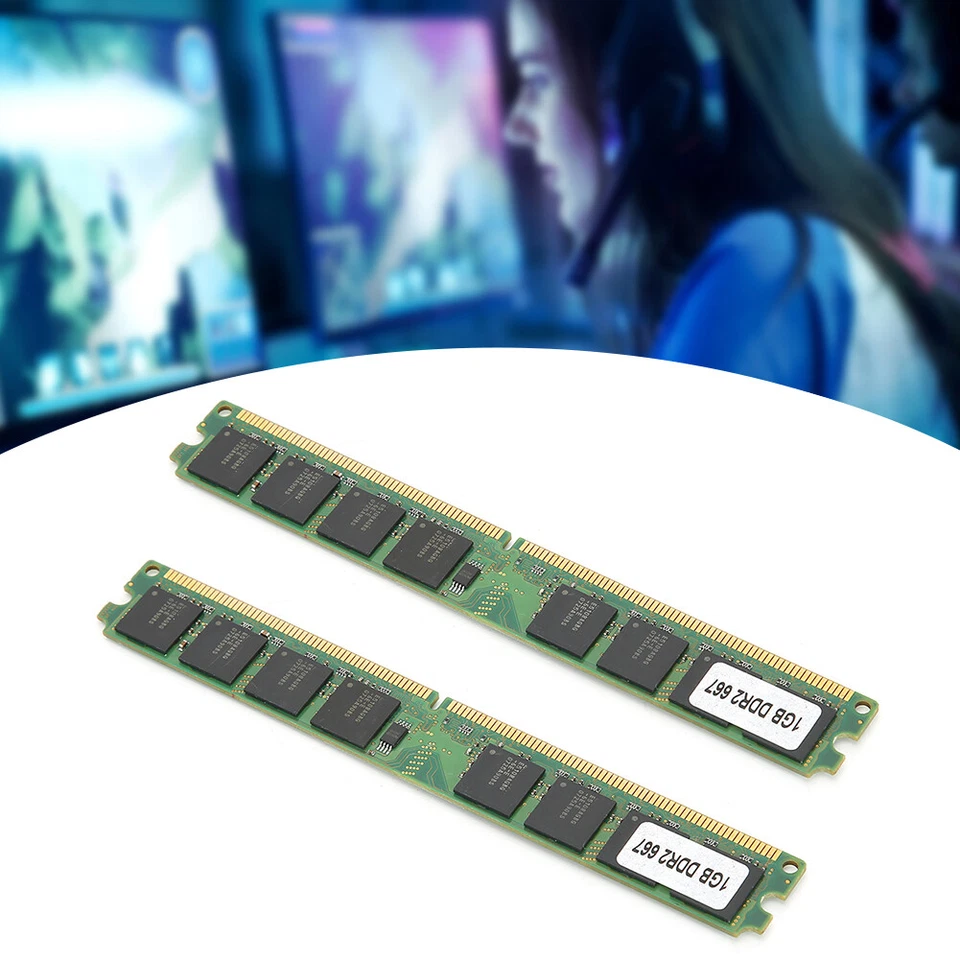 2PCS 1G DDR2 PC2-5300 667MHz 240PIN Memory Module For Desktop Memory RAM BST - Image 4 of 4