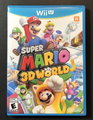 Super Mario 3D World [ First Print Blue Case ] (Wii U) USED