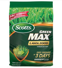 Green Max Lawn Food, Fertilizer & Iron Supplement, 5,000 sq. ft., 16.67 lbs 2.63 per gallon