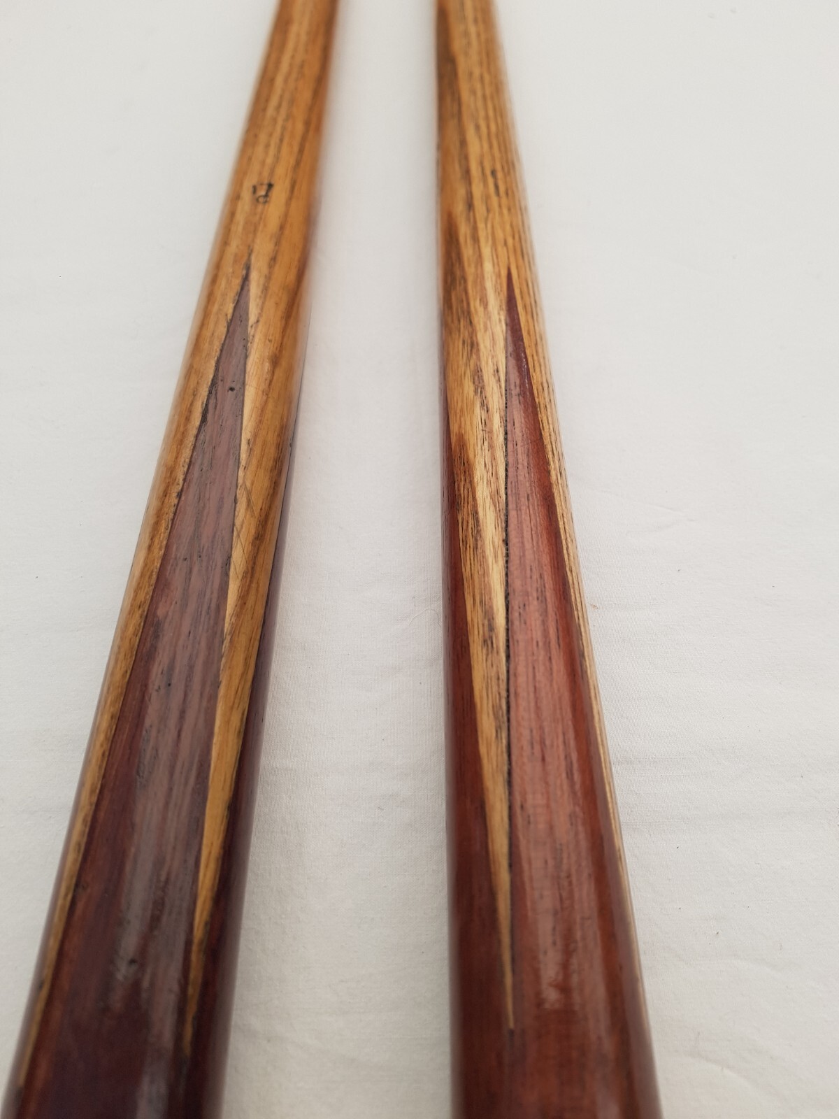 2 x VITAGE ONE PIECE ASH SNOOKER/POOL CUES . eBay