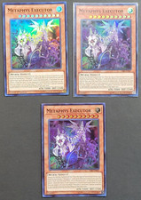 Yugioh - 3x Metaphys Executor, CIBR-EN027 - NM Super Rare - 2x 1st + 1 Unl, 2017