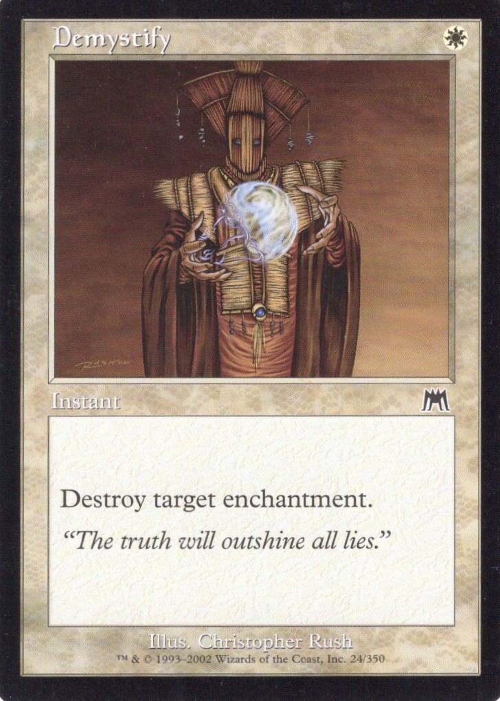 3X DEMYSTIFY 24/350 ONSLAUGHT MTG MAGIC LP X3 (yourdeckbuilder)