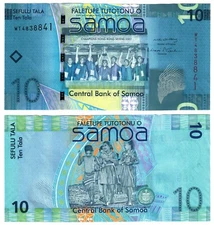 2008 Samoa P39a 10 Tala Banknote  UNC Sports Commemorative Hong Kong Sevens