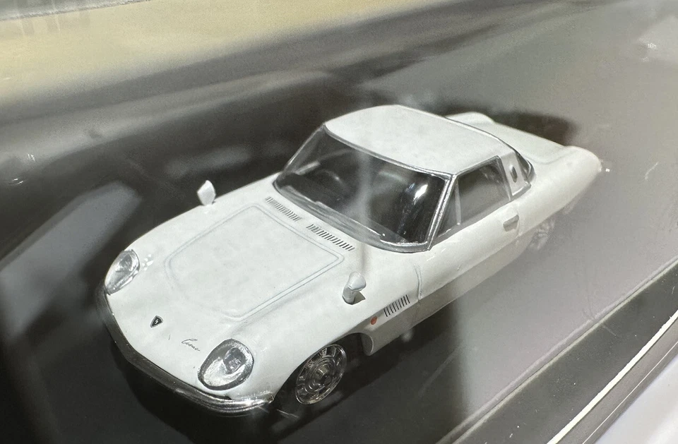 1:64 Kyosho Mazda Cosmo Sport Cupé Blanco Hermoso Detalle Diecast Raro Japón Foto 2 de 4