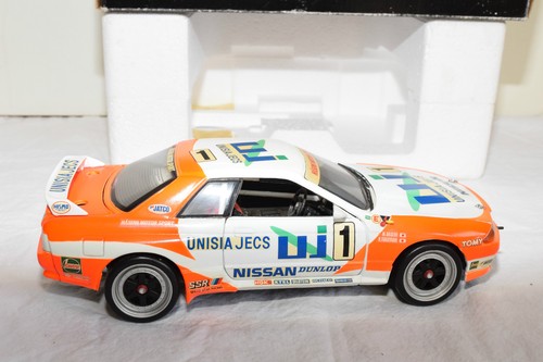 KYOSHO NISSAN SKYLINE GT-R R32 UNISIA JECS HASEMI #1 COMO NUEVO EN CAJA RARO - Imagen 3 de 10
