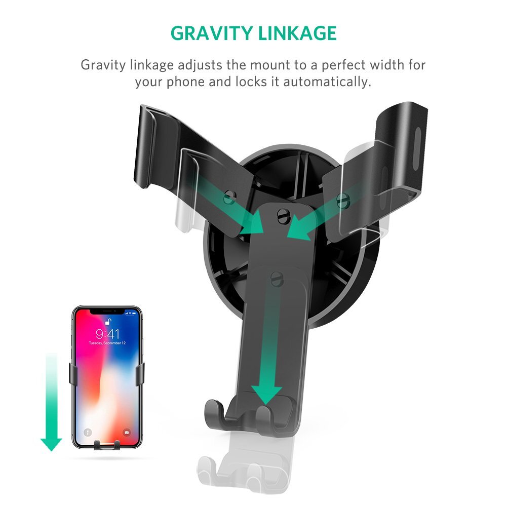 UGREEN Car Phone Holder Air Vent, Gravity Phone Mount Cradle
