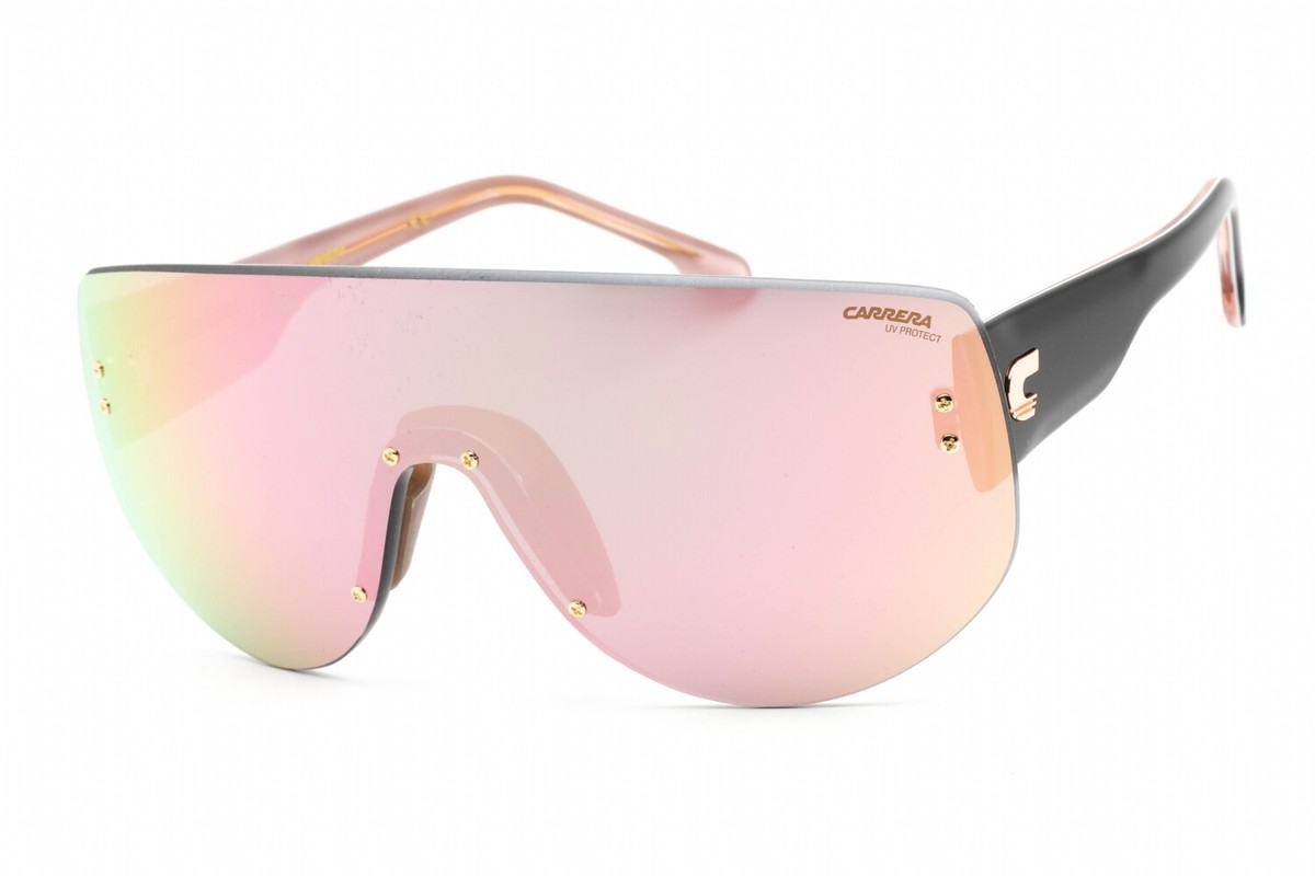 NEW FLAGLAB 12 0000J CARRERA SHIEL WOMEN SUNGLASSES ROSE GOLD CARRERA FLAGLAB12 NEW FLAGLAB 12 0000J CARRERA SHIELD SUNGLASSES ROSE GOLD  main image 4
