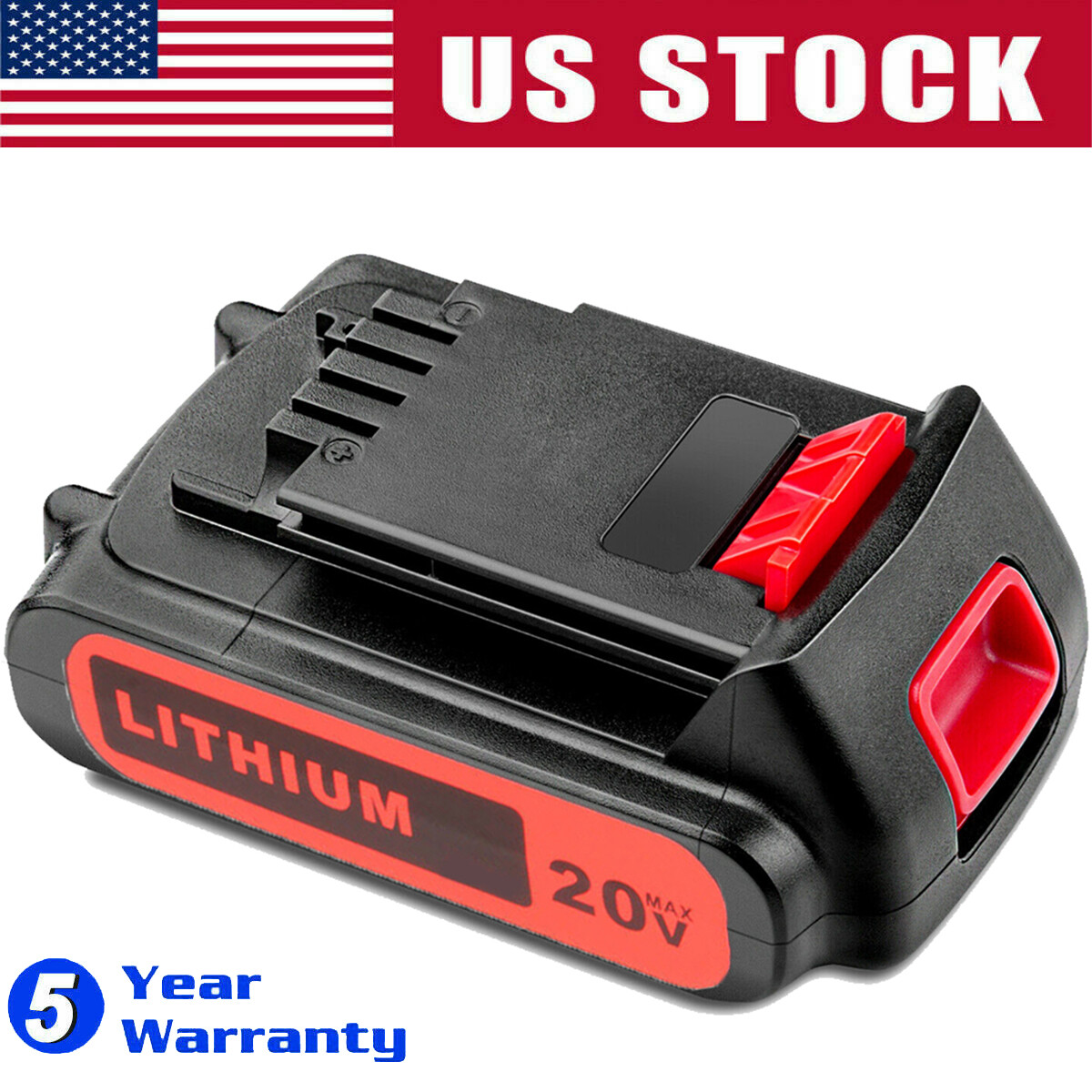 BLACK+DECKER LBXR20 20V 1.5Ah Lithium Ion Battery Pack for Power Tools