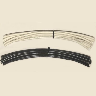 10x 30cm SAT Koaxial Antennenkabel Loop Kabel 135dB Stahl Kupfer 7mm 5-fach 4K