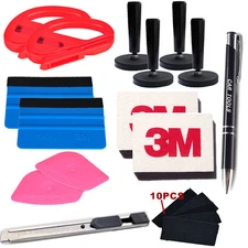 Car Window Tint Film Stickers Wrap Application Tools 3M Squeegee Scraper Cutter