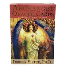 2004 Archangel Oracle Cards 45 Card Deck & Guidebook Doreen Virtue Complete
