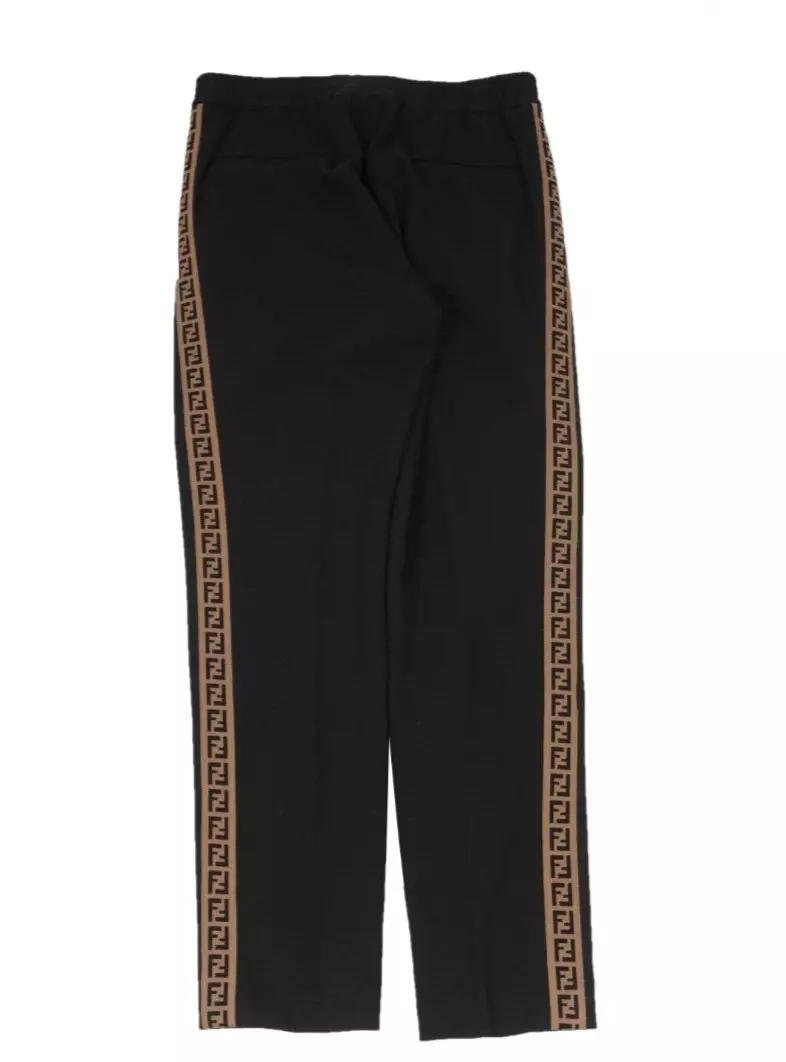 Fendi Vertigo Jacquard Track Pants For Sale at 1stDibs