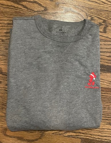 Authentic Walt Disney World Parks Mickey Mouse Christmas Sweatshirt L NEW W/Tags - 第 1/4 張圖片