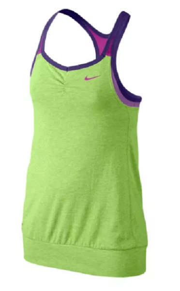 Nike Dri-Fit Cool 2-1 Cami Top Workout Sportswear Exercise Clothes For Girls XL - Image 3 of 4
