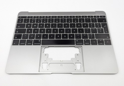 MacBook 12" A1534 (2016-2017) Palmrest UK Keyboard - Space Grey 2991 3099 - Afbeelding 3 van 12