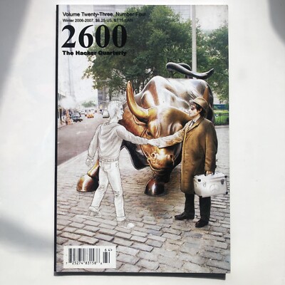 2600 The Hacker Quarterly Magazine / Journal. Vol 23 Num 4 Winter 2006-2007 Rare