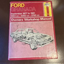 Haynes Workshop Manual - Granada 1977-1981 - No 481