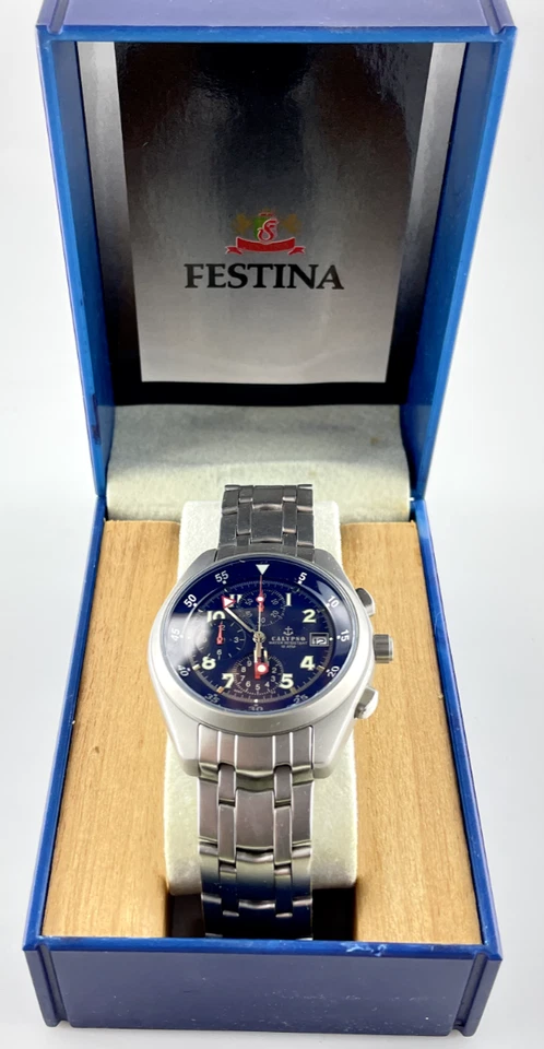 Reloj Hombre Calypso Marine Sports Collection 5050 Cuarzo 42MM Cronógrafo FUNCIONA Foto 2 de 4