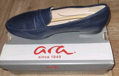 Ara Relax Loafer color navy  women USA Size 11.5  Napasoft. New In Box.