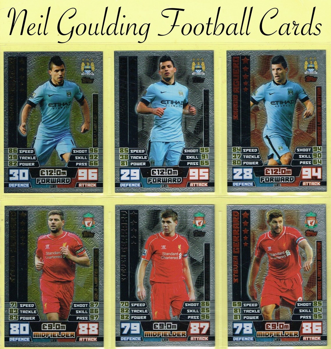 Lot De Cartes Topps Match Attax Premier League - 1000+ Cartes, Saisons 14/15 à 16/17