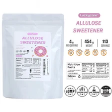 Allulose Sweetener 1lb/454g, 100% Pure Zero Net Carb Natural Keto Sweetner