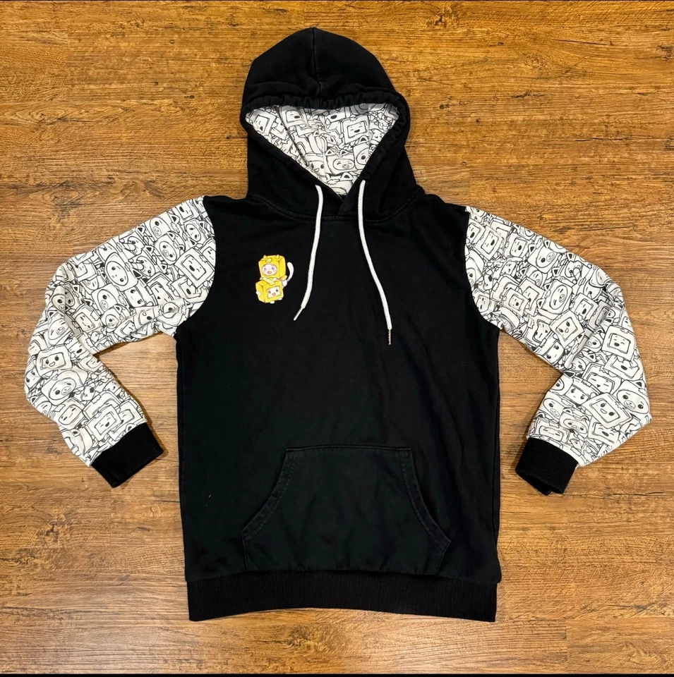 LankyBox Foxy Boxy Negro Pullover Sudadera con Capucha Suéter Niño Niña Juvenil Niño L Foto 2 de 4