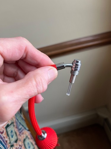 Antiker tschechischer mundgeblasener Glasparfümflakon - neue Birne - Glass Syphon - Bild 10 von 15