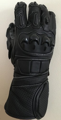 Guantes de cuero de vaca para moto de carreras excelente calidad/todo tipo de clima - Imagen 4 de 16
