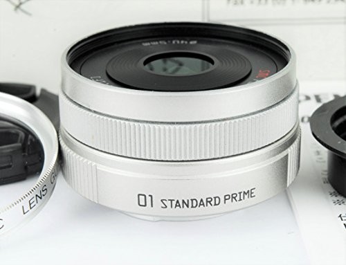 PENTAX 01 Standard Prime Lens Silver Q Mount Fixed Focal Length 22067 Japan - Picture 2 of 5