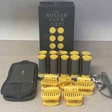 DryBar The Roller Club Curling Hot Rollers w/ Clips  Travel Case 900-3895-4