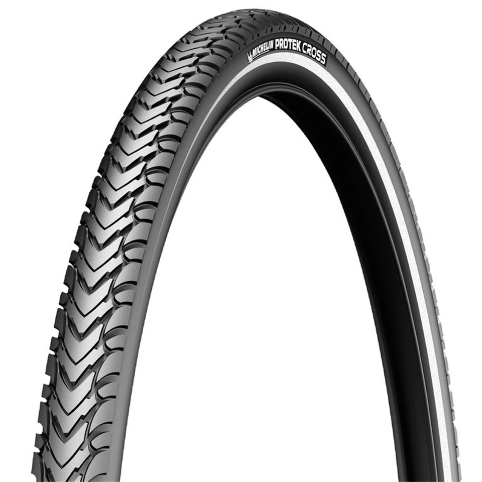Michelin Fahrrad Reifen Protek Cross Draht 28" 700x40C 42-622 Schwarz Reflex - Bild 1 von 1