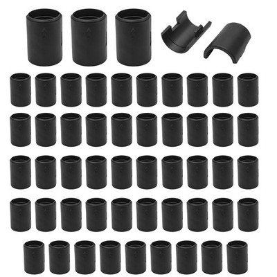 52 Pcs 7/8 Inch Wire Shelf Clips, Plastic Shelf Lock Clips for 7/8'' Post Shel...