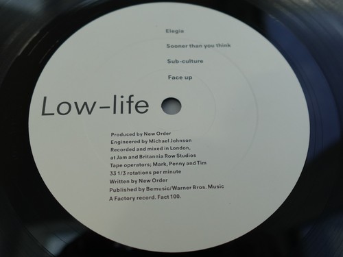 New Order LOW-LIFE 1985 UK LP 1st Press Onion Skin PLAYS MINT MINUS HEAR - Picture 3 of 24
